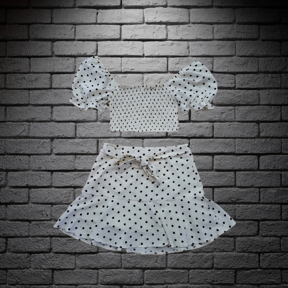 Sexy Polka Dot skirt set